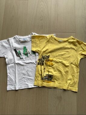 Mayoral Yellow Palm Lifeguard Tee